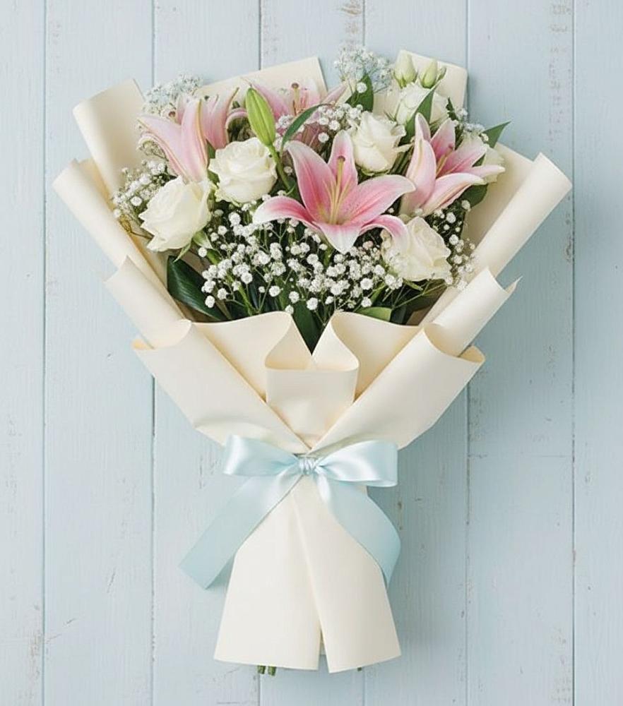 Букет цветов из: Лилии в Алкино
