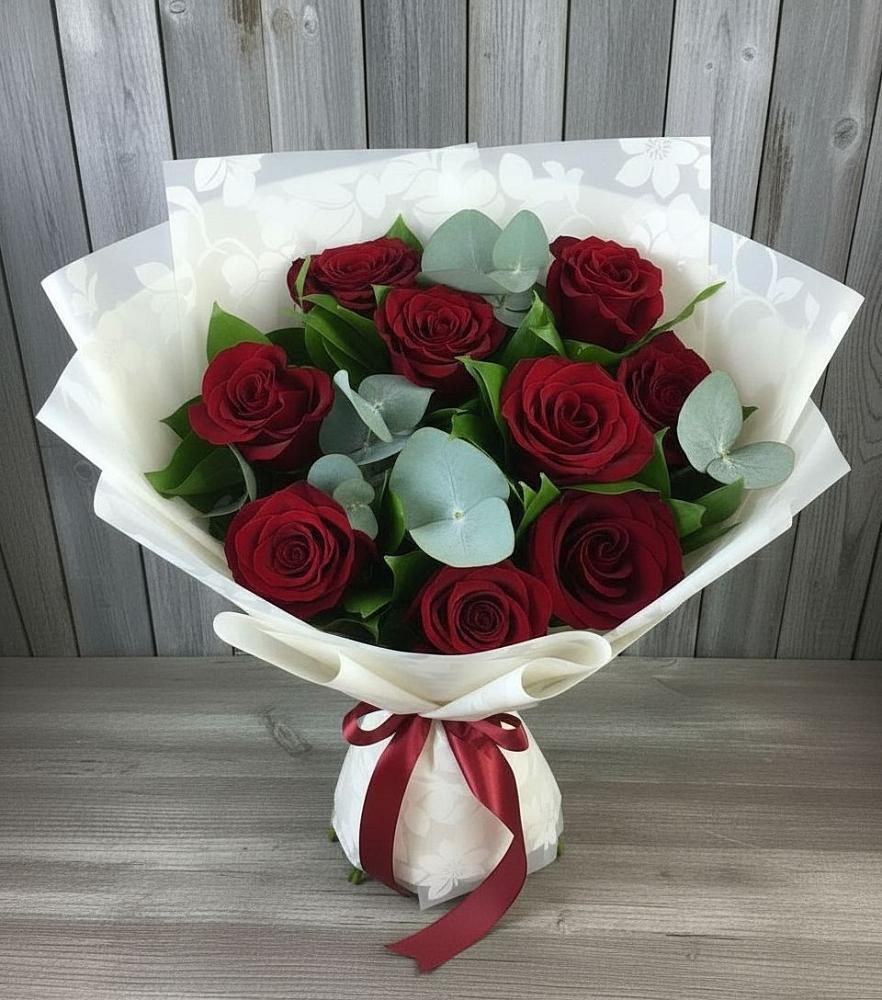 Букет цветов из: Розы в Алкино