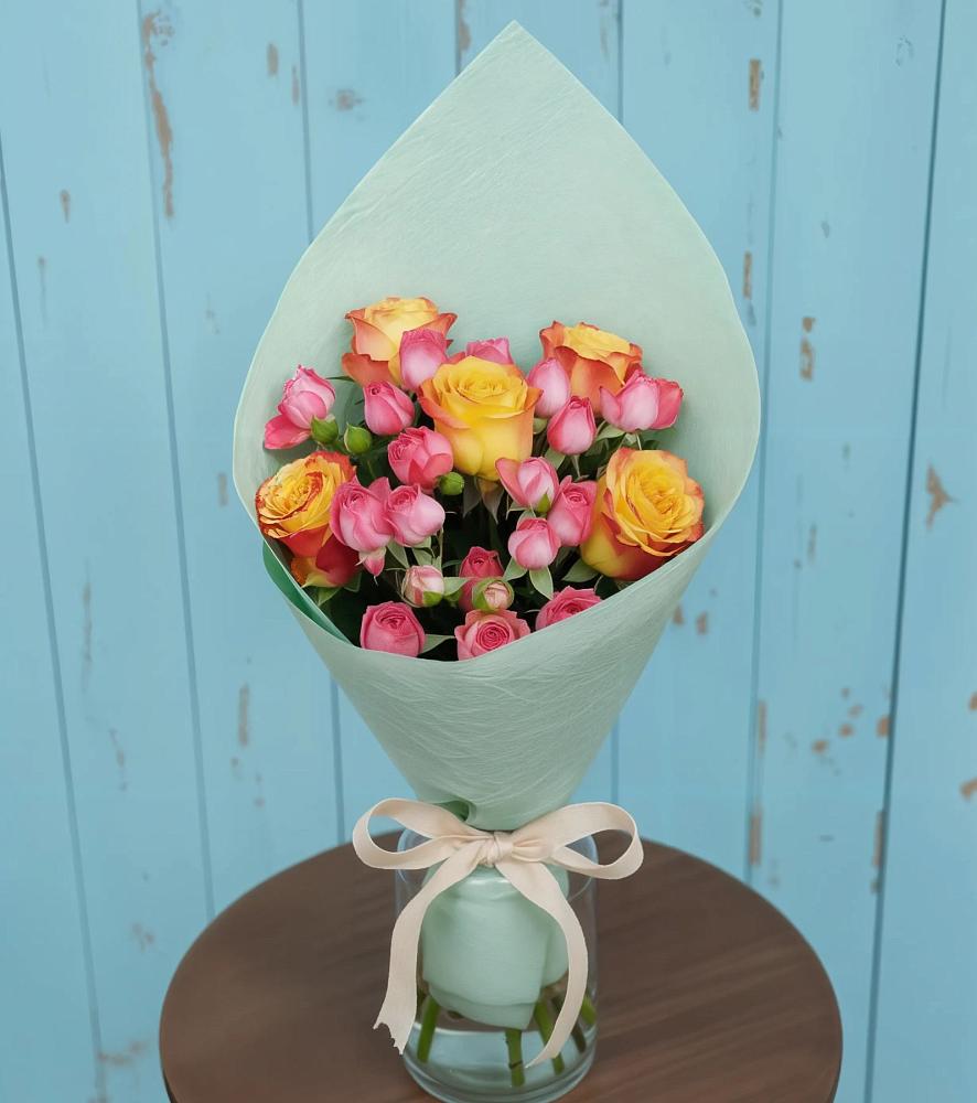 Букет цветов из: Розы в Алкино