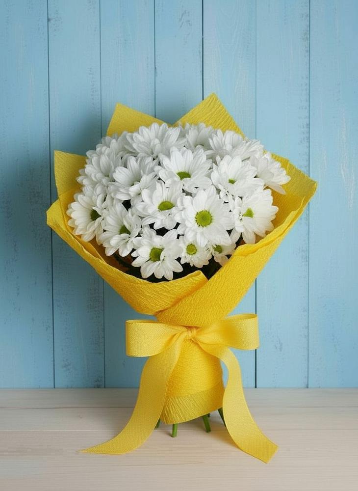 Букет цветов из: Хризантемы в Алкино
