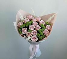 Букет цветов из:  Розы и Хризантемы в Алкино