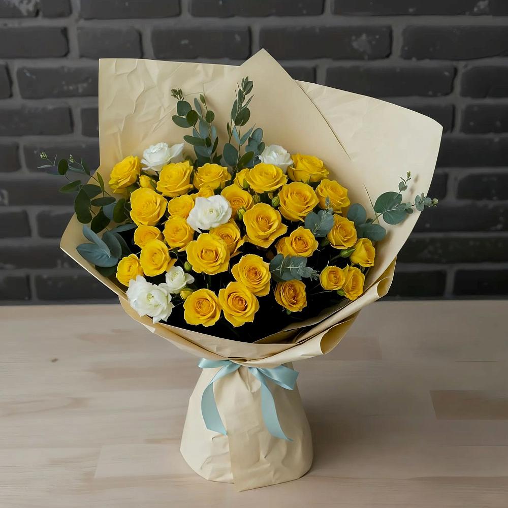 Букет цветов из: Розы в Алкино