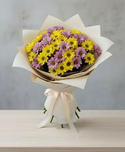 Букет цветов из:  Хризантемы в Алкино