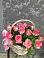 Цветочная композиция из Розы в корзине в Алкино
