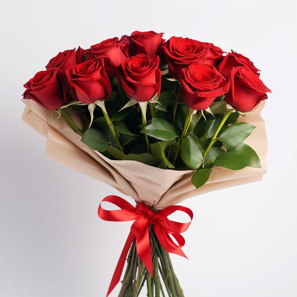 Букет 11 Красных роз Эдлесс Лав в Алкино